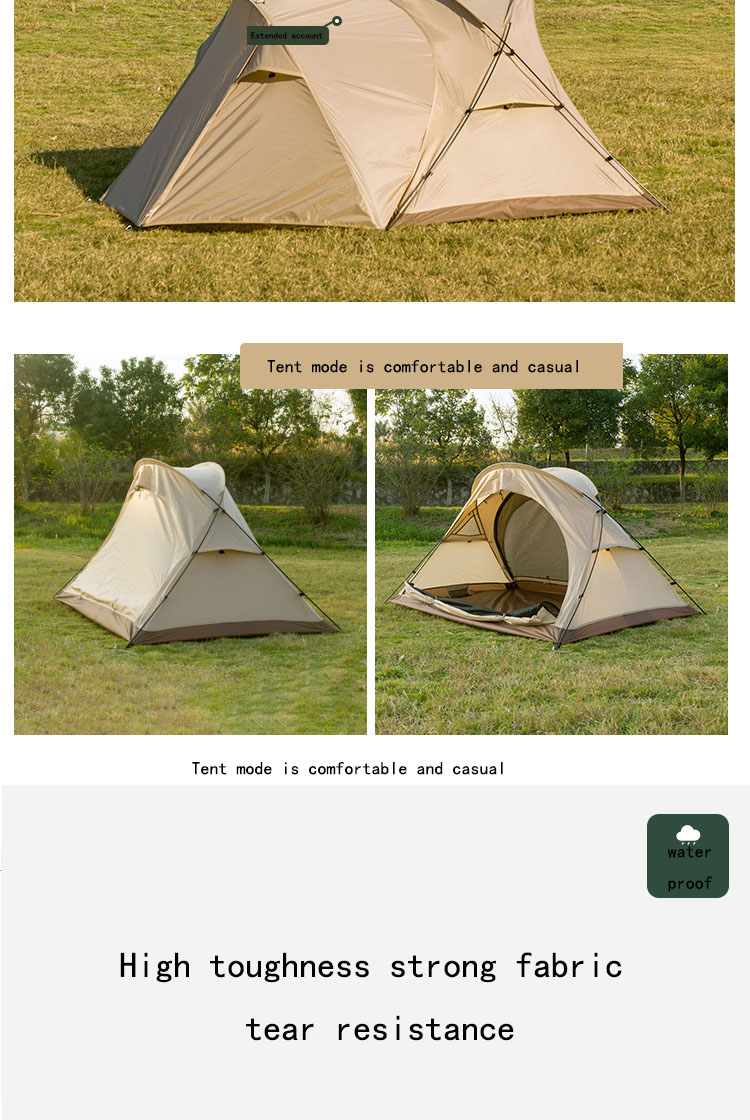 how to set camping tent